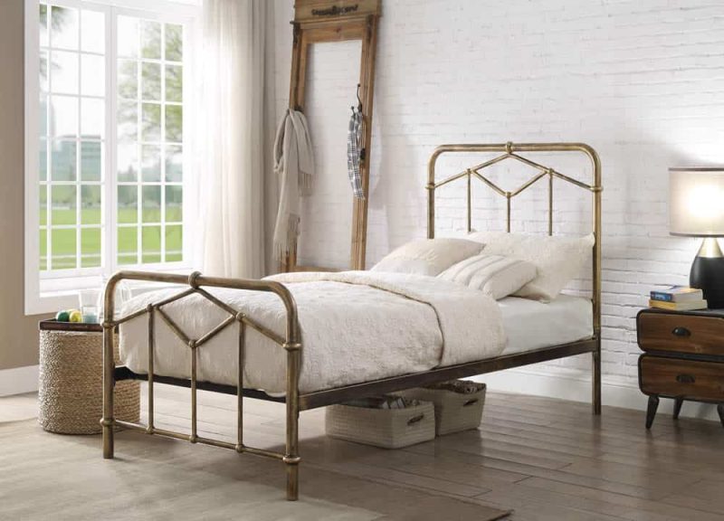 Flintshire Furniture Axton Antique Bronze Metal Bed