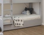 Flintshire Furniture Billie Grey Bunk Bed with Trundle Bed Drawer