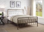 Flintshire Furniture Cilcain Antique Bronze Metal Bed Frame