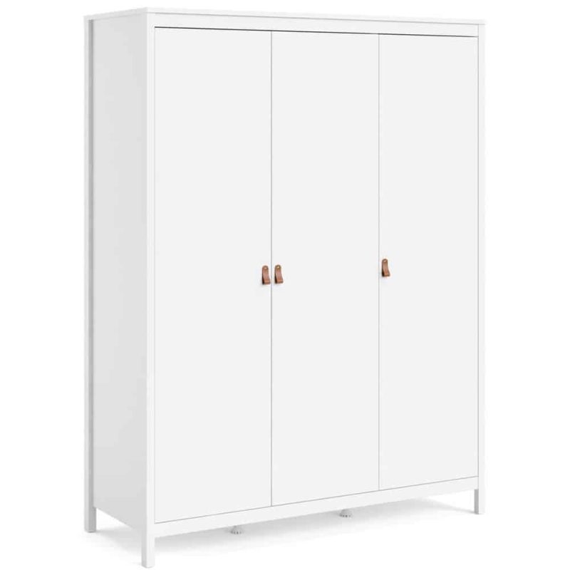 Furniture To Go Barcelona 3 Door Wardrobe White