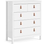 Furniture To Go Barcelona 5 Drawer Chest White