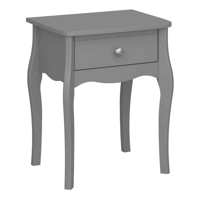 Furniture To Go Baroque Nightstand Grey