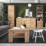 Furniture To Go Fribo 3 Door Sideboard Glazed Centre Oak