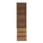 Furniture To Go Fribo Tall Narrow 1 Door 3 Drawer Cupboard Oak