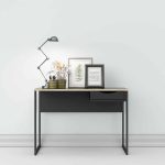 Furniture To Go Function Plus Desk 1 Drawer Black Oak Trim