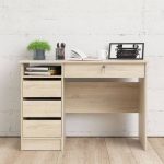 Furniture To Go Function Plus Desk 4 Drawers Handle Free Oak