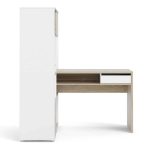 Furniture To Go Function Plus Desk Multi Functional Storage White Oak