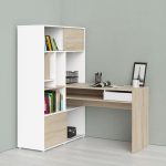 Furniture To Go Function Plus Desk Multi Functional Storage White Oak