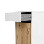 Furniture To Go Function Plus Mobile Cabinet White Oak