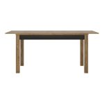 Furniture To Go Havana Extending Dining Table 140cm 180cm Oak Matt Black