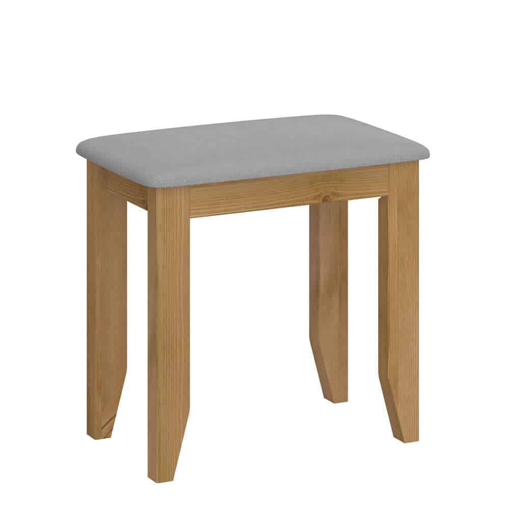 pine bedroom stool