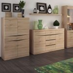 Furniture To Go Kensington Tall Narrow 2 Door Cabinet LH Oak