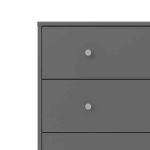 Furniture To Go May 5 Drawer Chest Grey