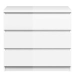 Furniture To Go Naia 3 Drawer Chest White High Gloss