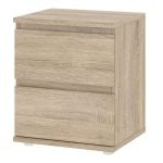 Furniture To Go Nova Bedside 2 Drawer Oak