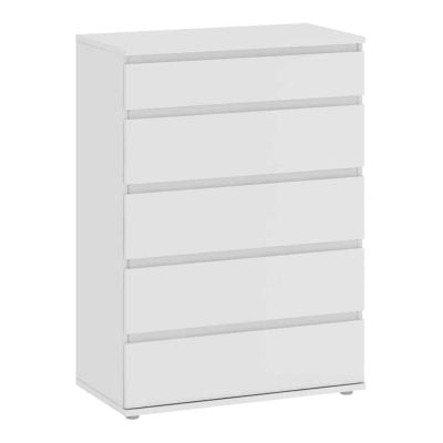 Furniture To Go Nova Chest Of 5 Drawers White