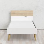Furniture To Go Oslo Single Bed White Oak