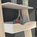 Furniture To Go Oslo Leaning Desk White Oak