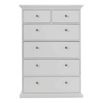 Furniture To Go Paris Chest Of 6 Drawers White