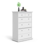 Furniture To Go Paris Chest Of 6 Drawers White