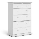 Furniture To Go Paris Chest Of 6 Drawers White