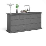 Furniture To Go Paris Chest Of 8 Drawers Matt Grey