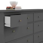 Furniture To Go Paris Chest Of 8 Drawers Matt Grey