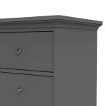 Furniture To Go Paris Chest Of 8 Drawers Matt Grey