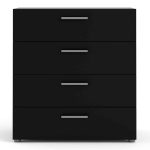 Furniture To Go Pepe Chest Of 4 Drawers Black