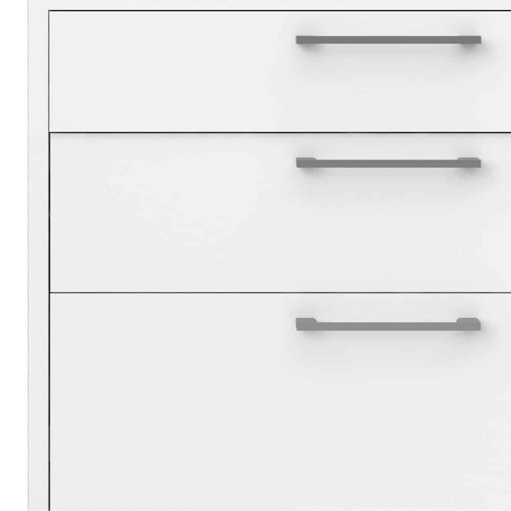 Furniture To Go Prima Bookcase 2 Shelves 2 File Drawers White | Free UK ...