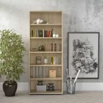 Furniture To Go Prima Bookcase 5 Shelves Oak