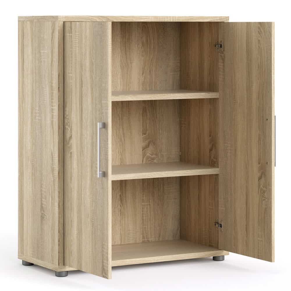 Furniture To Go Prima Cupboard 2 Shelves 2 Doors Oak