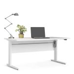 Furniture To Go Prima Desk 150cm Height Adjustable White