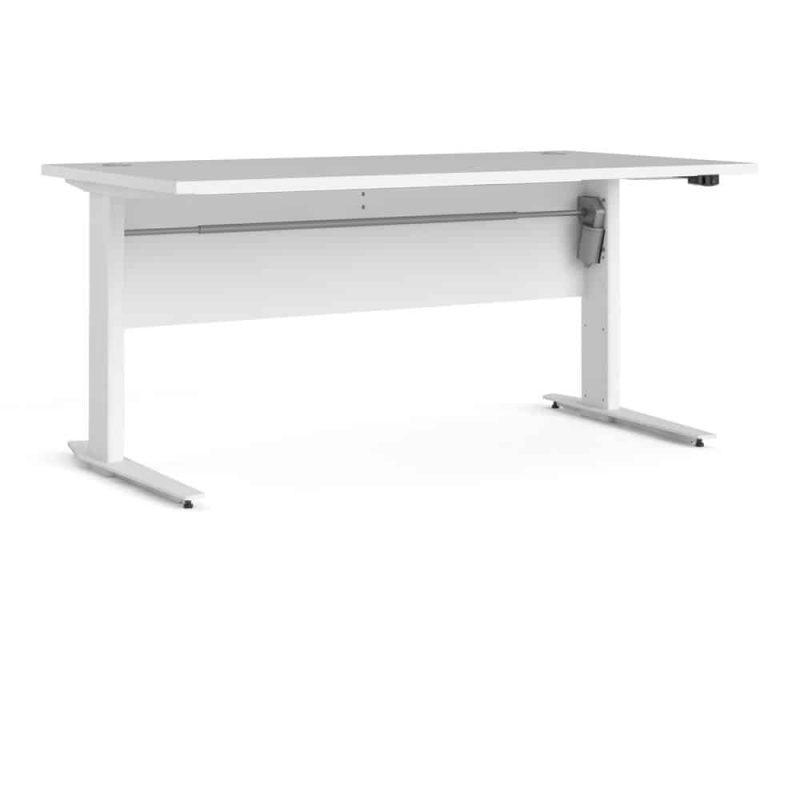 Furniture To Go Prima Desk 150cm Height Adjustable White