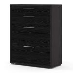 Furniture To Go Prima Office Storage 2 File Drawers Black Woodgrain