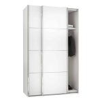 Furniture To Go Verona Sliding Wardrobe 120cm White 2 Shelves