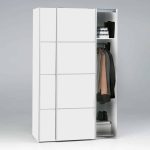 Furniture To Go Verona Sliding Wardrobe 120cm White 2 Shelves