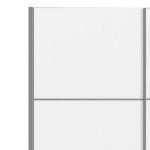 Furniture To Go Verona Sliding Wardrobe 120cm White 2 Shelves