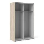 Furniture To Go Verona Sliding Wardrobe 120cm Oak 2 Shelves