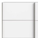 Furniture To Go Verona Sliding Wardrobe 180cm White 5 Shelves