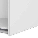 Furniture To Go Verona Sliding Wardrobe 180cm White 5 Shelves