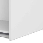 Furniture To Go Verona Sliding Wardrobe 180cm White Mirrored Door 5 Shelves