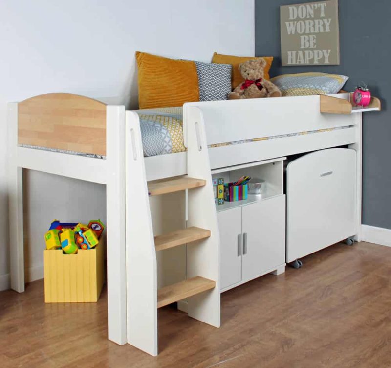 Kids Avenue Urban Birch Mid Sleeper Bed 2