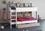 Parisot Tam Tam 3 Bunk Bed White Grey