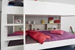 Parisot Tam Tam 3 Bunk Bed White Grey