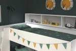 Parisot Tam Tam 3 Bunk Bed White Grey