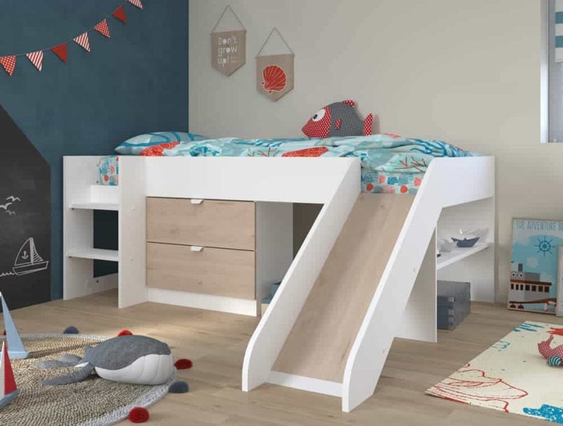 Parisot Tobo Mid Sleeper Slide Bed