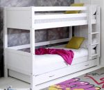 Thuka Nordic Bunk bed 3 Flat White Gable Ends