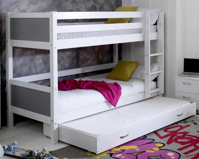 Thuka Nordic Bunk bed 3 Grey Gable Ends