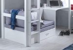 Thuka Nordic High Sleeper Bed 3 Rose Gable Ends Silver Futon